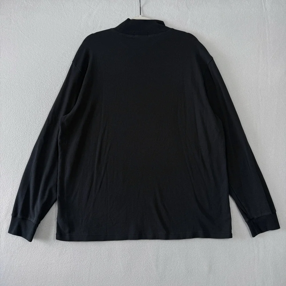 Polo Ralph Lauren Shirt Mens‎ XXL 2XL Soft Cotton Mockneck Shirt Pony Logo Neck
